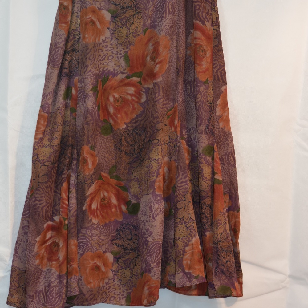 Coldwater Creek Flowered Skirt SZ XL